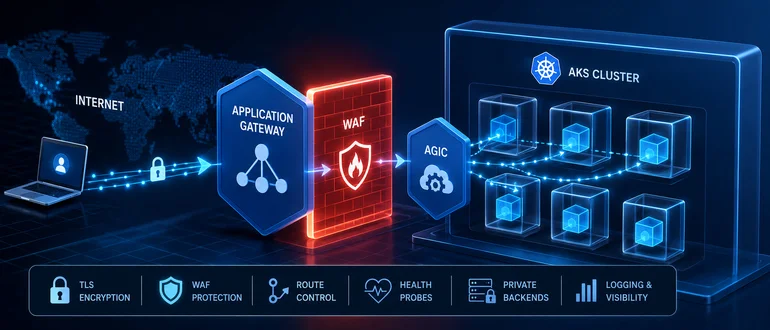 Enhancing Ingress Security in Azure Kubernetes Service with Application Gateway and WAF